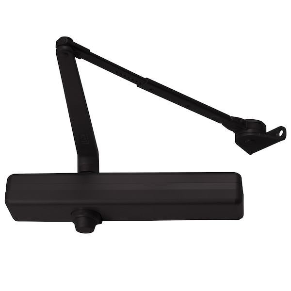 Manual, Hydraulic, 1460 Series Surface Mounted Closers, Door Closer, Medium Duty Black